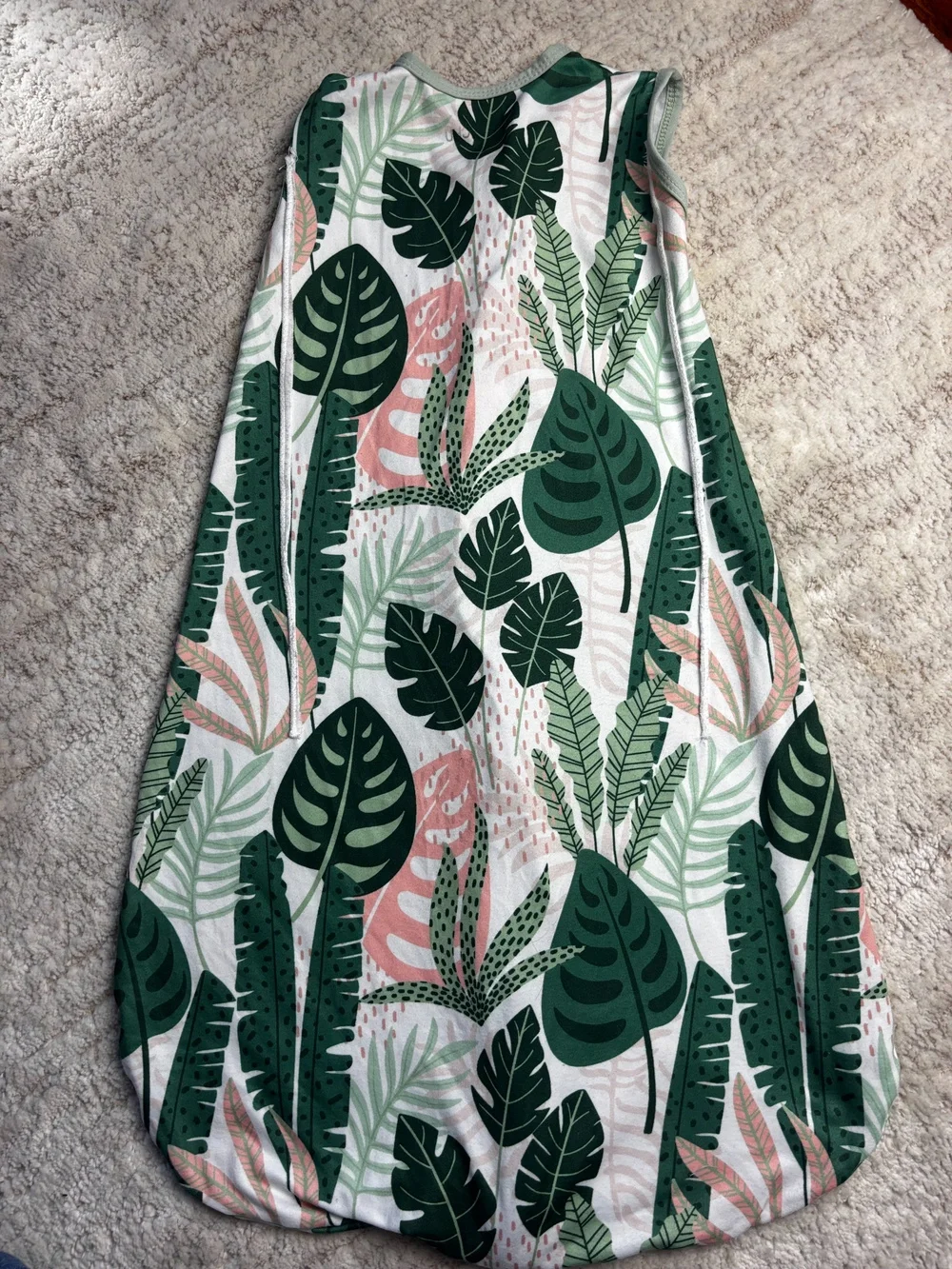 Bstoppt Baby Sleep Sack Swaddle Blanket Leaf Print 3-6 Months